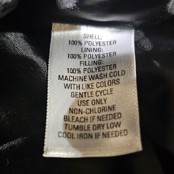 GREAT NORTHWEST INDIGO Black Quilted Vest Jacket - Size Large - Picture 8 of 8